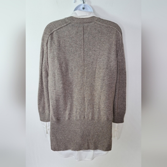 Brochu Walker The Looker Layered V-Neck Cashmere and Wool Sweater Size XS - Picture 10 of 13